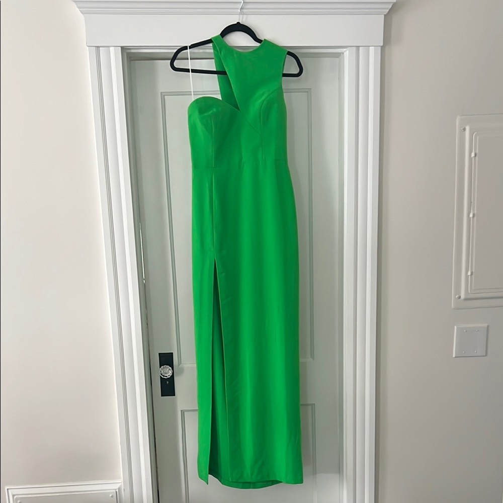 Elegant Green Evening Dress